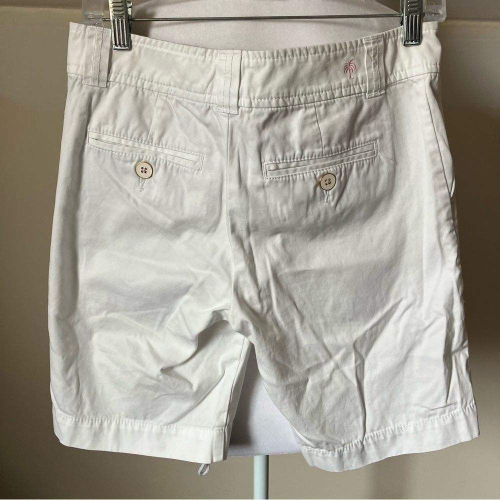 Lilly Pulitzer Mid-Rise Bermuda Short in Resort White size 2 - Picture 4 of 5